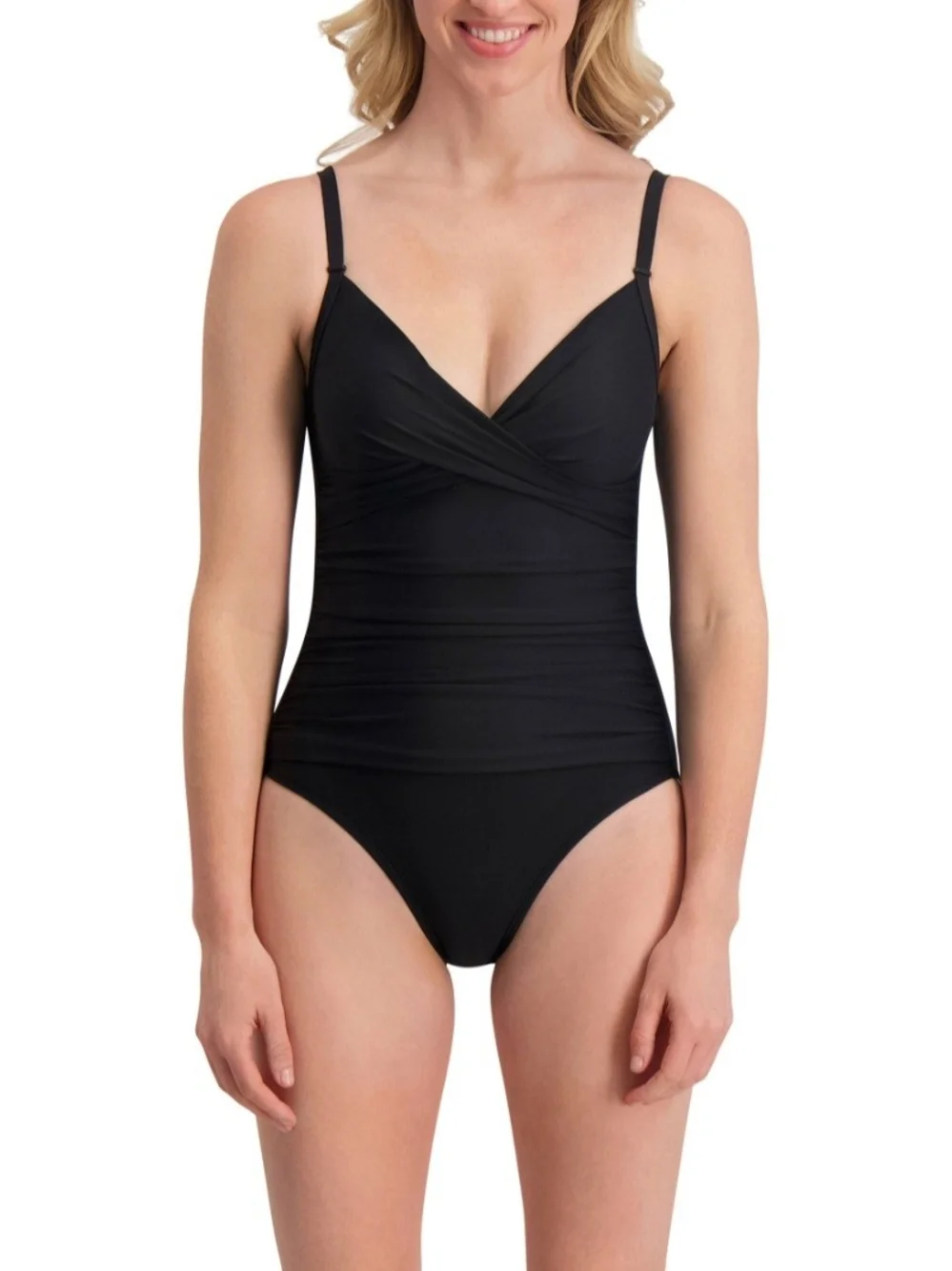 DKNY Black Women's One-Piece Swimsuit - Picture 3 of 10
